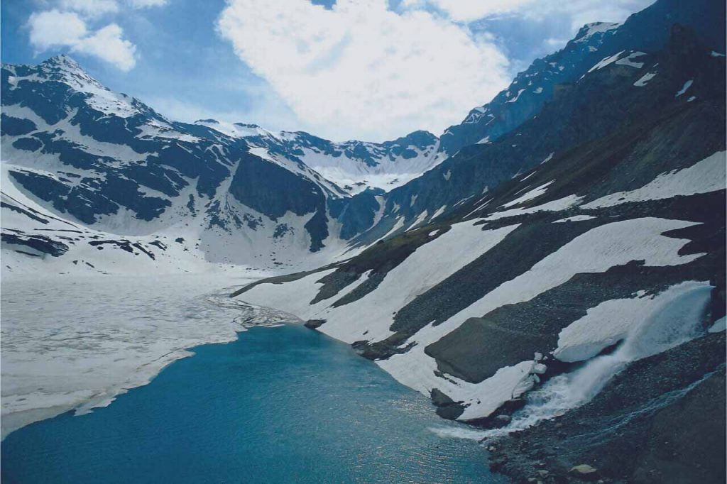 A piedmont glacier in Alaska.